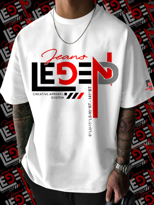 DROP SHOUILDER LEGEND PRINTED FOR MENS AND BOYS CASUAL WEAR