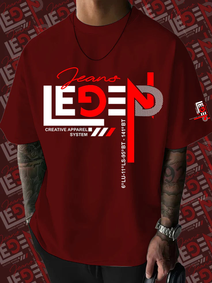 DROP SHOUILDER LEGEND PRINTED FOR MENS AND BOYS CASUAL WEAR