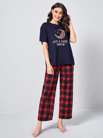 Have A Sweet Dreams Printed Night Suit.